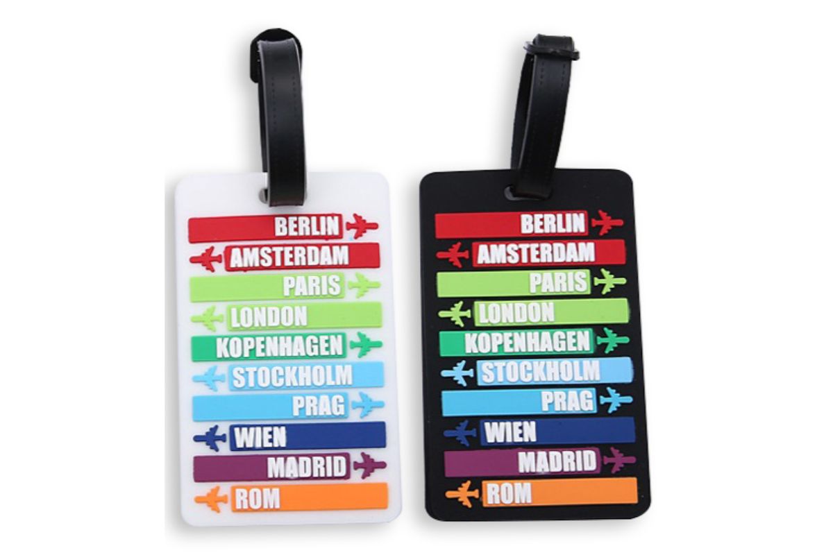 Travel Destination Places Theme Luggage Tag Key Chains One Dollar Only