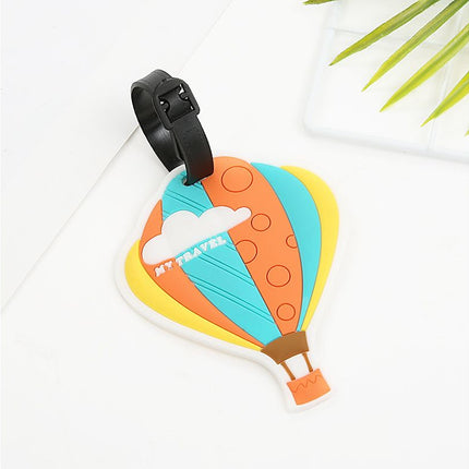 Whimsical Hot Air Balloon Design Luggage Tag Key Chains One Dollar Only