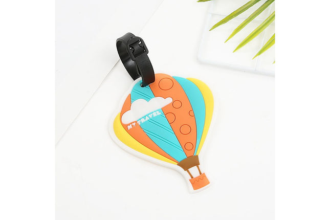 Whimsical Hot Air Balloon Design Luggage Tag Key Chains One Dollar Only
