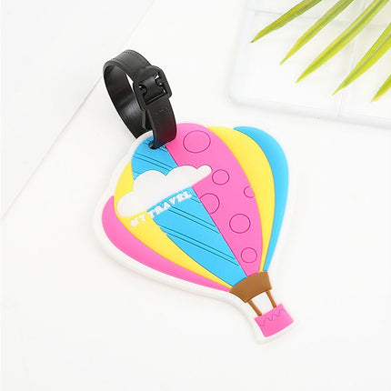 Whimsical Hot Air Balloon Design Luggage Tag Key Chains One Dollar Only