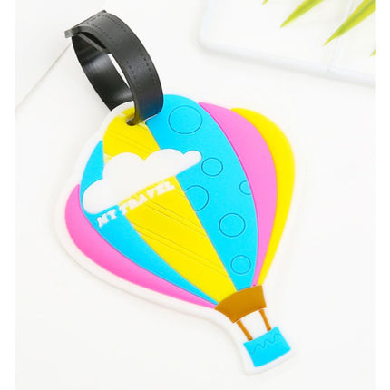 Whimsical Hot Air Balloon Design Luggage Tag Key Chains One Dollar Only