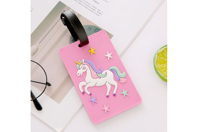 Cute Mythical Unicorn Theme Luggage Tag Key Chains One Dollar Only