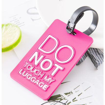 'Do Not Touch My Luggage' Bag Tag Key Chains One Dollar Only