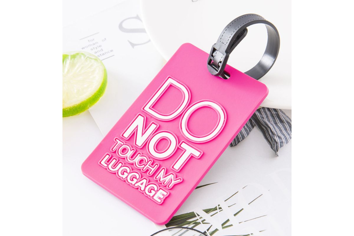 'Do Not Touch My Luggage' Bag Tag Key Chains One Dollar Only