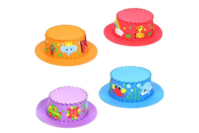 DIY EVA Foam Hat Art Craft & D.I.Y One Dollar Only