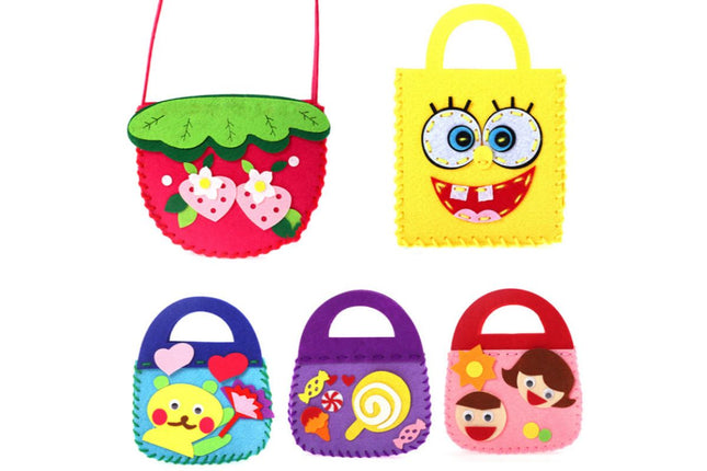 DIY Felt Bag Art Craft & D.I.Y One Dollar Only