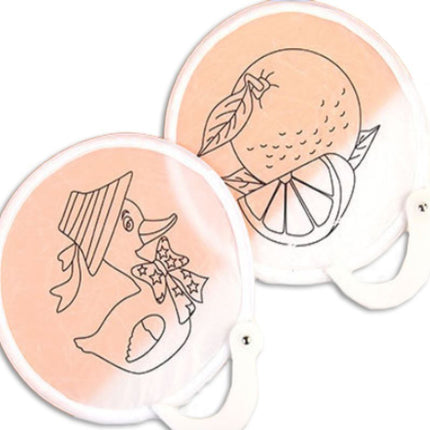 DIY Colouring Foldable Fan Art Craft & D.I.Y One Dollar Only