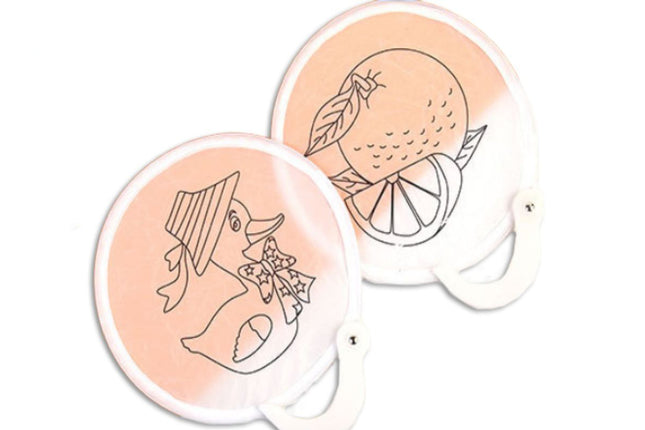 DIY Colouring Foldable Fan Art Craft & D.I.Y One Dollar Only