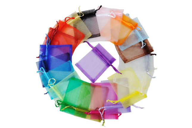 Drawstring Organza Goodie Bag Bags One Dollar Only