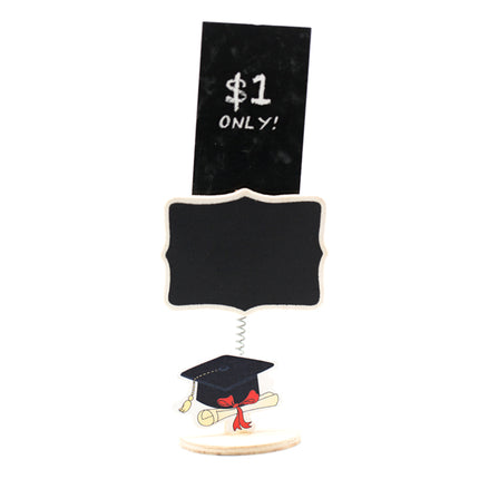 Graduation Blackboard Clip Holder Seasonal One Dollar Only
