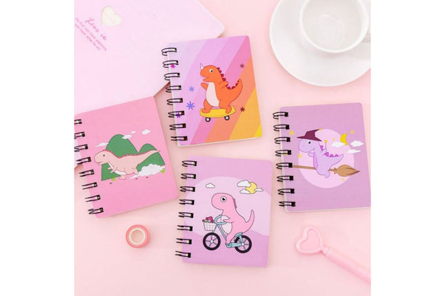 Cartoon Dinosaur A7 Spring Notebook Notebooks One Dollar Only