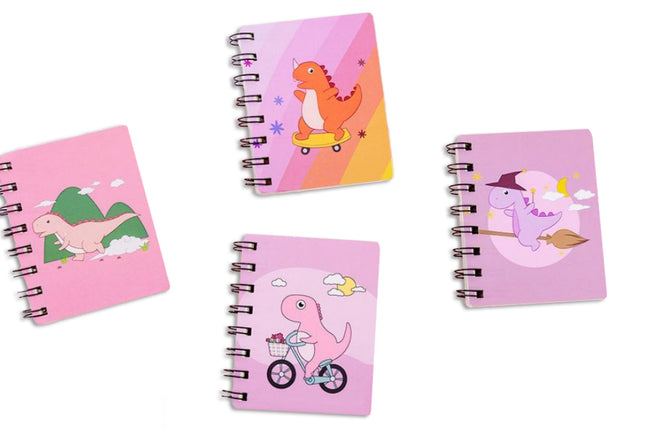 Cartoon Dinosaur A7 Spring Notebook Notebooks One Dollar Only