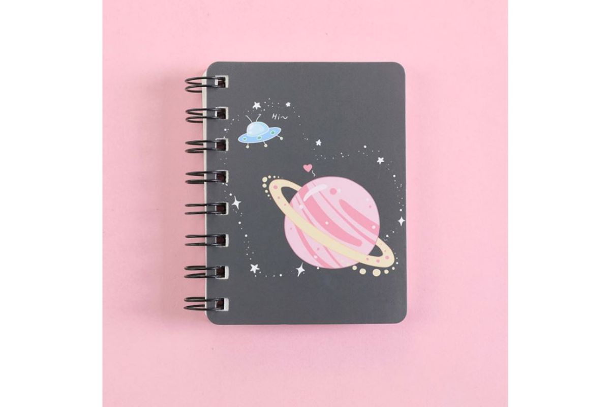 Galaxy Planet Design Spiral Notebook Notebooks One Dollar Only