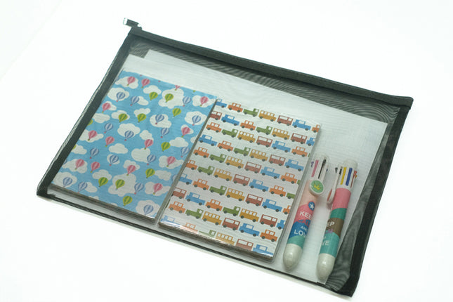 Black Mesh Zipper Case (A4) Cases One Dollar Only