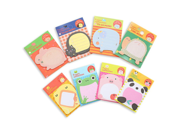 Cartoon Animal Theme Memo Notepad Notebooks One Dollar Only