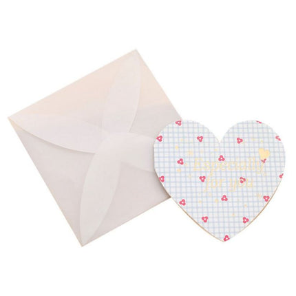 Heart Shaped Greeting Card Stationery Set One Dollar Only