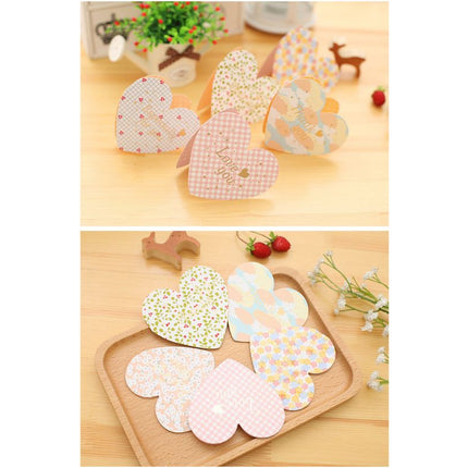 Heart Shaped Greeting Card Stationery Set One Dollar Only
