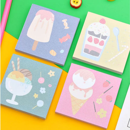 Ice Cream Theme Post It Notes Post-it One Dollar Only