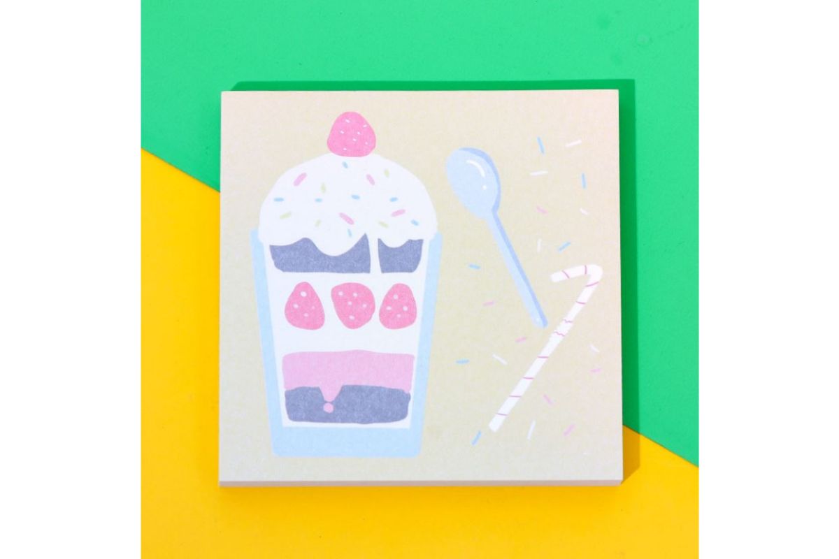 Ice Cream Theme Post It Notes Post-it One Dollar Only