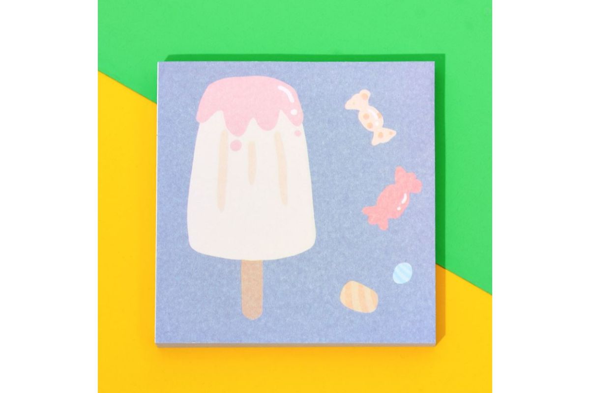 Ice Cream Theme Post It Notes Post-it One Dollar Only