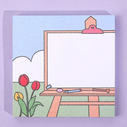 Tulip Flower Themed Post It Notes Post-it One Dollar Only