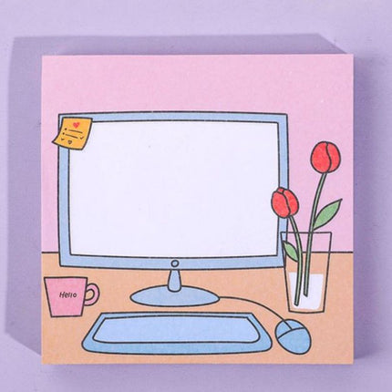 Tulip Flower Themed Post It Notes Post-it One Dollar Only