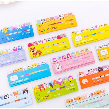 Animal Theme Stick Marker Pad Post-it One Dollar Only