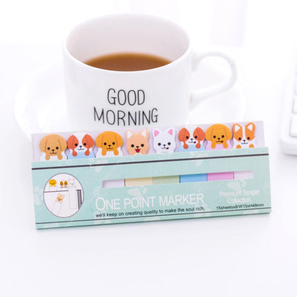 Animal Theme Stick Marker Pad Post-it One Dollar Only