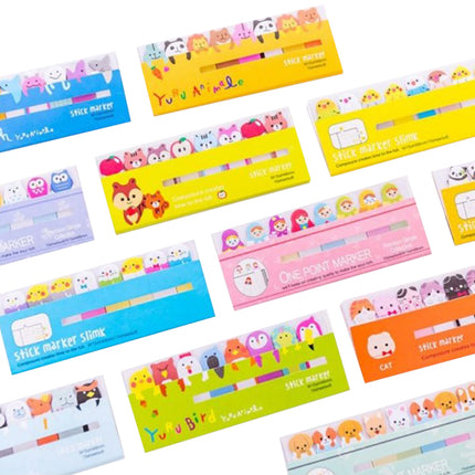 Animal Theme Stick Marker Pad Post-it One Dollar Only