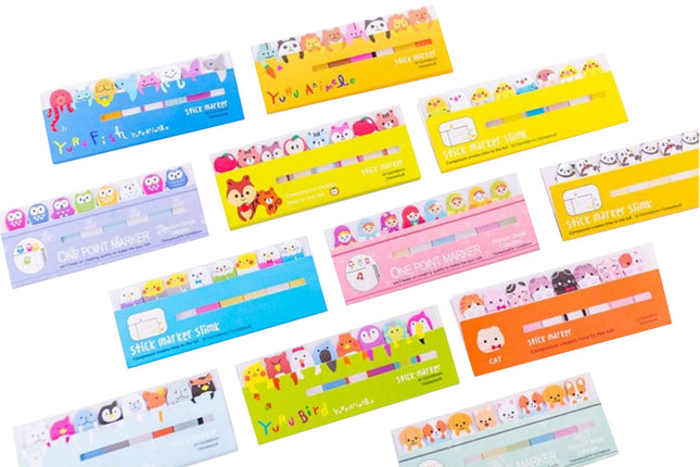 Animal Theme Stick Marker Pad Post-it One Dollar Only