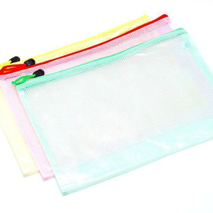 A4 Zipper Netting Case / Mesh Bag Bags One Dollar Only