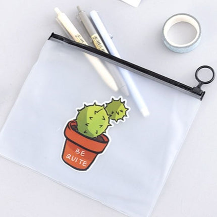 Cactus Plant Design Zip Case Cases One Dollar Only