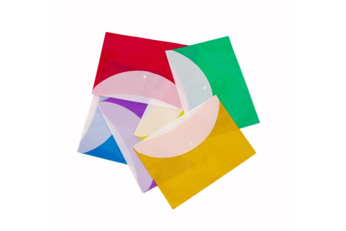 Solid Color Folder PP Solid Color File Folder (Pack of 12) – One Dollar Only