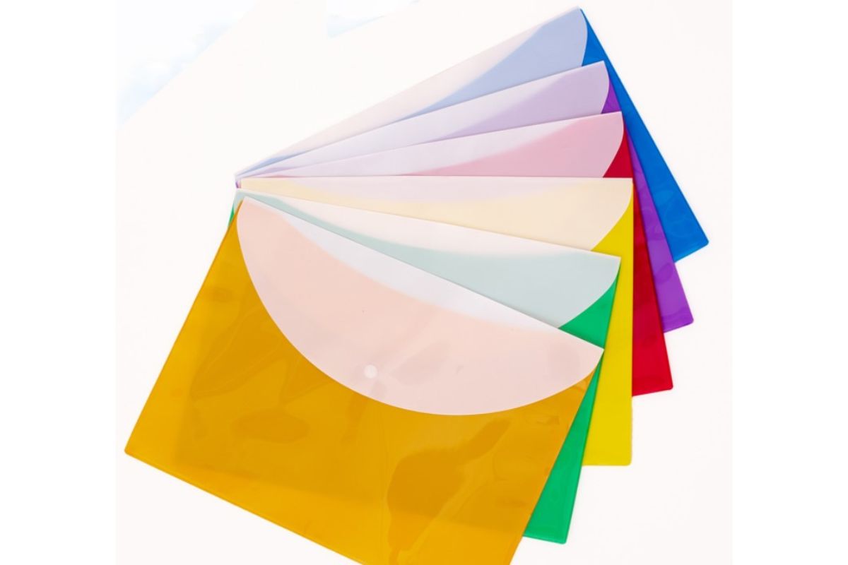 Solid Color Folder PP Solid Color File Folder (Pack of 12) – One Dollar Only