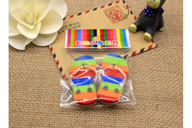 Slipper Design Erasers Erasers One Dollar Only