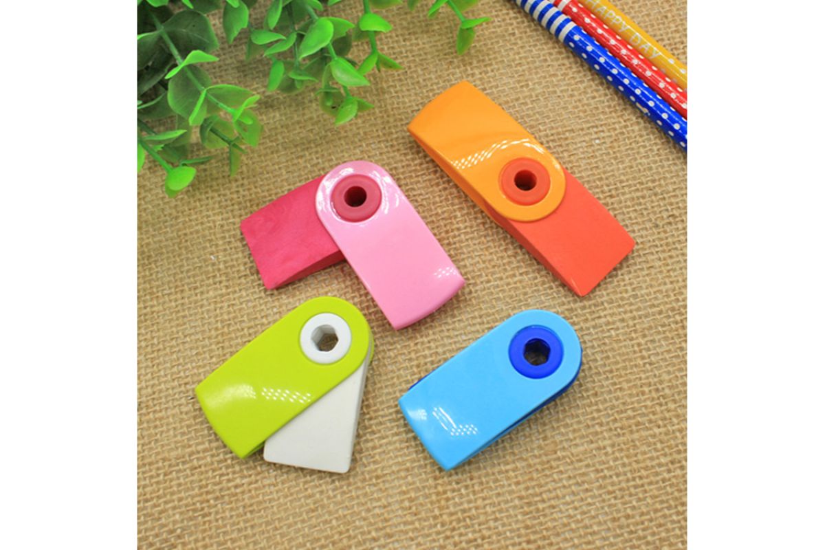 Round Rotating Eraser Candy Colored Rotating Erasers – One Dollar Only