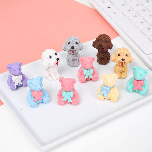 Teddy Bear Eraser Erasers One Dollar Only