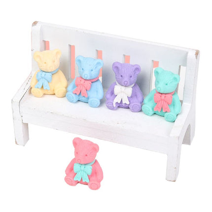 Teddy Bear Eraser Erasers One Dollar Only