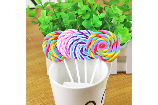 Swirl Lollipop Candy Eraser Erasers One Dollar Only