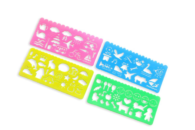 Children's Drawing Template Ruler Everyday Stationery One Dollar Only