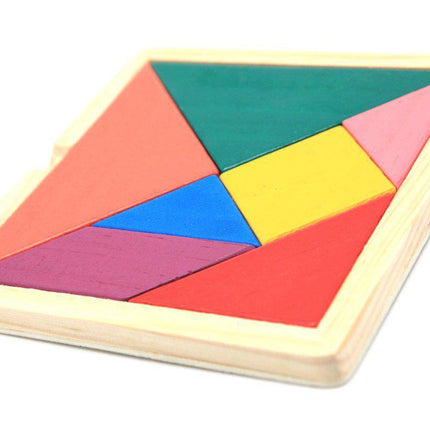 12CM Wooden Tangram Games and Toys One Dollar Only