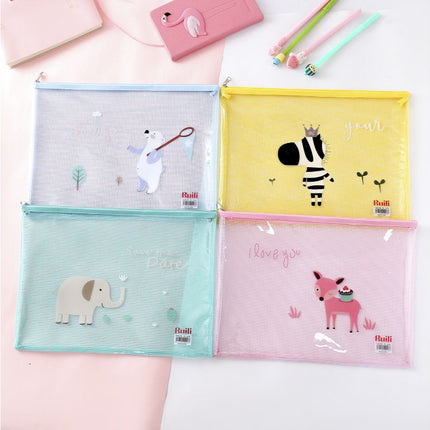 A5 Cute Cartoon Animal Design Zip Case Cases One Dollar Only
