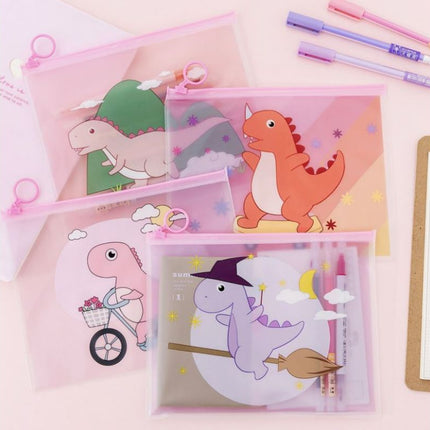 Cute Cartoon Dinosaur Zip Case Cases One Dollar Only