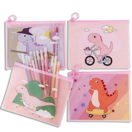 Cute Cartoon Dinosaur Zip Case Cases One Dollar Only