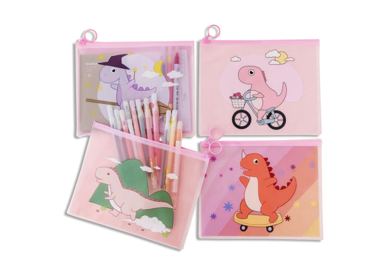 Cute Cartoon Dinosaur Zip Case CASES One Dollar Only