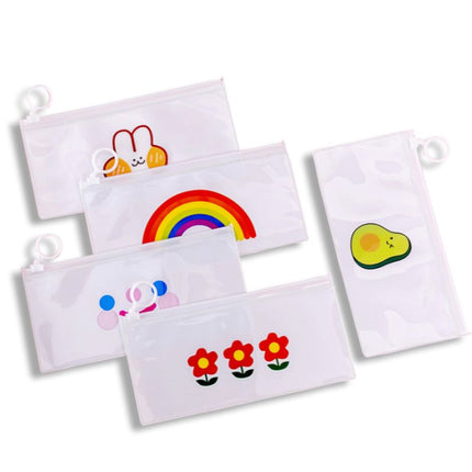 Cute White Ring Zip Case Cases One Dollar Only