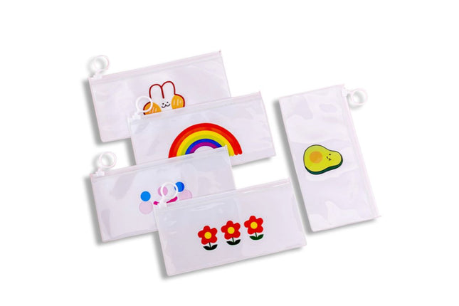 Cute White Ring Zip Case Cases One Dollar Only