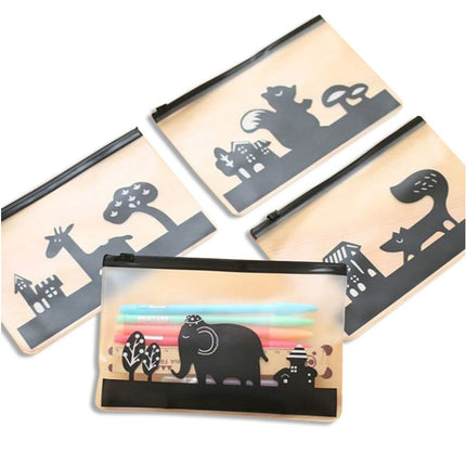 Frosted Animal Design Zip Case Cases One Dollar Only