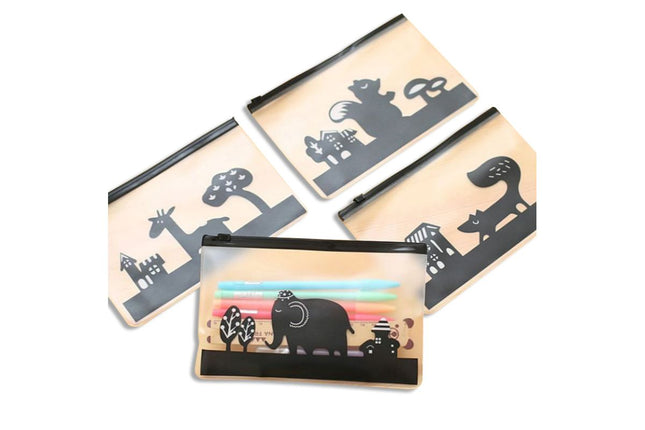 Frosted Animal Design Zip Case Cases One Dollar Only