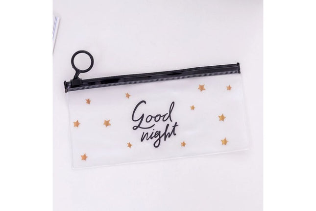 Black Zip Transparent Case Cases One Dollar Only